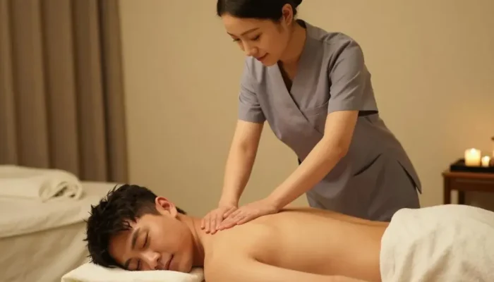 专业养生SPA馆，中式推拿精油按摩